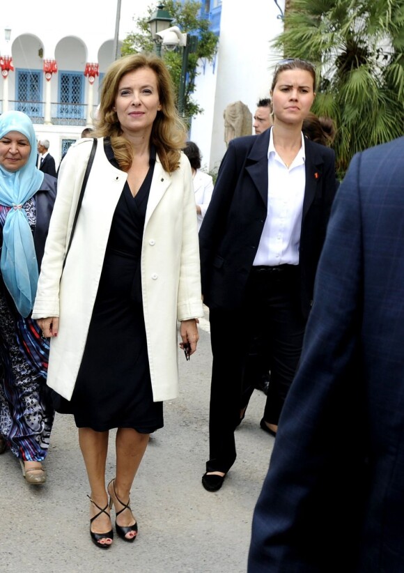 Valérie Trierweiler lors d'un voyage officiel en Tunisie le vendredi 5 juillet 2013.