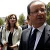 François Hollande et Valérie Trierweiler lors d'un voyage officiel en Tunisie le vendredi 5 juillet 2013.