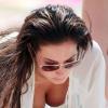 Tulisa Contostavlos en vacances à Ibiza, le jour de son 25e anniversaire, le 13 juillet 2013