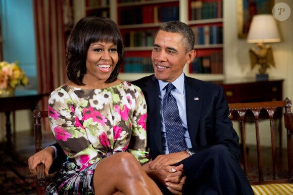 Michelle Obama et Barack Obama en interview pour Good Morning America, le 19 février 2013.