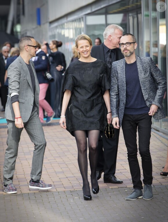 La princesse Mabel d'Orange-Nassau à Amsterdam le 1er juin 2013 lors d'un dîner de gala en faveur d'AIDS.