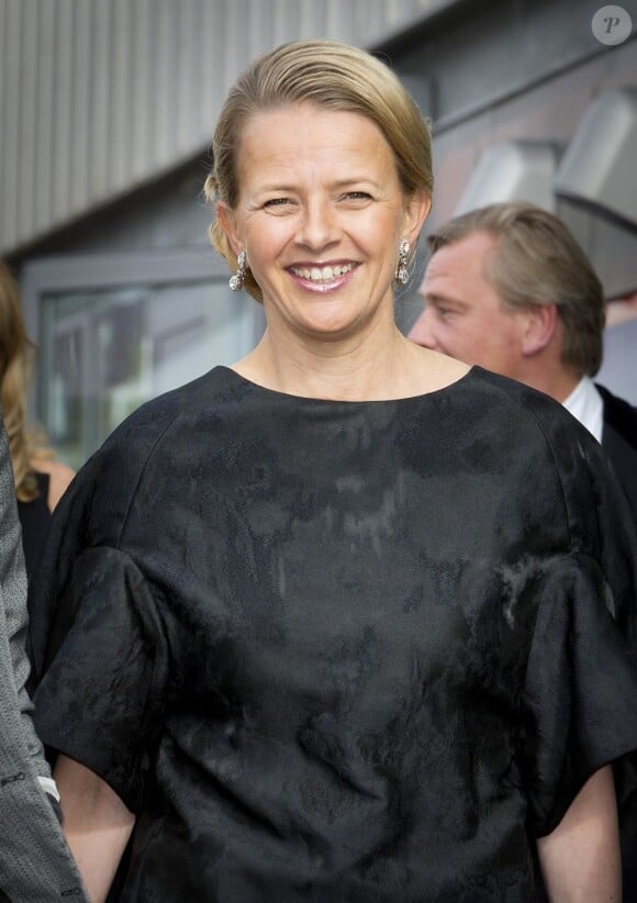 La princesse Mabel d'Orange-Nassau à Amsterdam le 1er juin 2013 lors d'un dîner de gala en faveur d'AIDS.