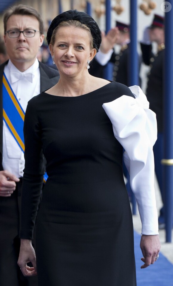 La princesse Mabel d'Orange-Nassau à Amsterdam fin avril 2013 pour l'intronisation du roi Willem-Alexander des Pays-Bas.