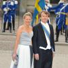 Le prince Friso et la princesse Mabel d'Orange-Nassau au mariage de Victoria de Suède le 19 juin 2010
