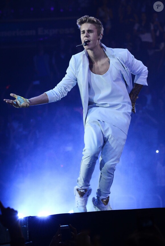 Justin Bieber en concert à Los Angeles, le 24 juin 2013.