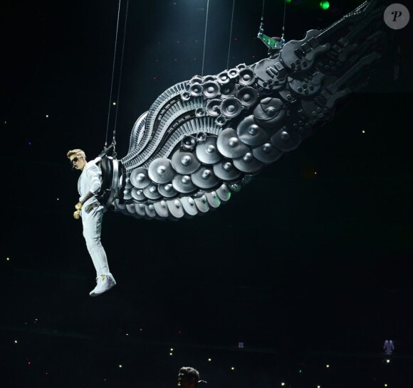 Justin Bieber en concert à Los Angeles, le 24 juin 2013.