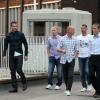 David Beckham, Paul Scholes, Nicky Butt, Ryan Giggs, Gary Neville et Phil Neville, tous formés à Manchester United où ils ont connu la gloire, se sont retrouvés pour une soirée nostalgie au Artisan Bar & Restaurant à Manchester le 8 juillet 2013