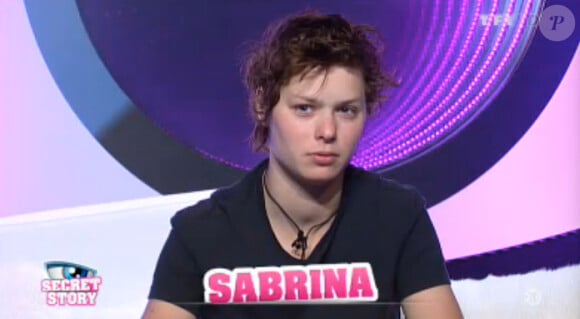 Sabrina dans la quotidienne de Secret Story 7 sur TF1 le jeudi 11 juillet 2013