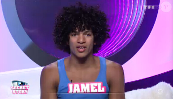 Jamel dans la quotidienne de Secret Story 7 sur TF1 le jeudi 11 juillet 2013