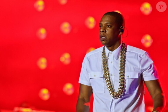 Jay-Z performe lors du festival Wireless à Londres, le 13 juillet 2013.