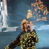 Rihanna en concert lors du festival "T In The Park" à Kinross, le 13 juillet 2013, en Écosse