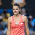 Agnieszka Radwanska lors de l'Open d'Australie à Melbourne le 20 janvier 2013