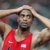 Tyson Gay après la finale du 100 mètres des Jeux olympiques de Londres le 9 août 2012