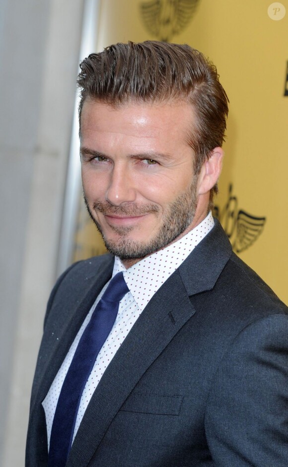 David Beckham lors de l'ouverture d'une nouvelle boutique Breitling à New Bond Street à Londres le 27 juin 2013