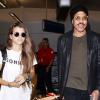 Lionel Richie et sa fille Sofia (15 ans) à l'aéroport de Los Angeles, le 15 juillet 2013.