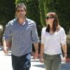 Ben Affleck et Jennifer Garner sortent de leur rendez-vous à Encino, Californie, le 16 juillet 2013.
