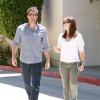 Ben Affleck et Jennifer Garner à Encino, Californie, le 16 juillet 2013.