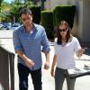 Jennifer Garner et Ben Affleck à Encino, Californie, le 16 juillet 2013.