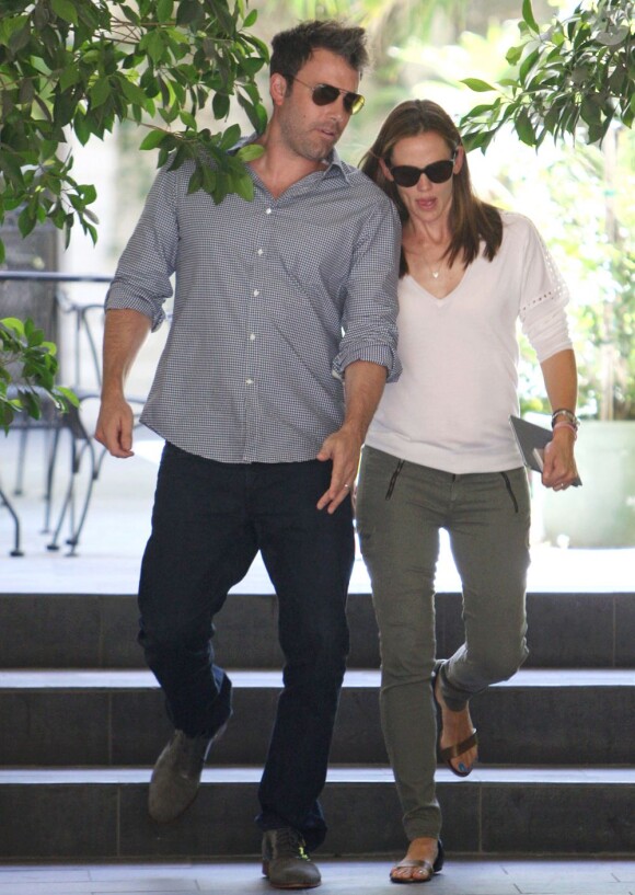 Jennifer Garner et Ben Affleck en rendez-vous à Encino, Californie, le 16 juillet 2013.