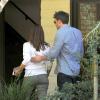 Jennifer Garner et Ben Affleck gentleman entrent dans un bureau à Encino, Californie, le 16 juillet 2013.