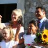 Charlotte de Turckheim se marie, le 31 août 2012 en provence.