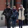 Lourdes Leon et son père Carlos Leon, avec une amie, à Soho à New York, le 3 mars 2013.