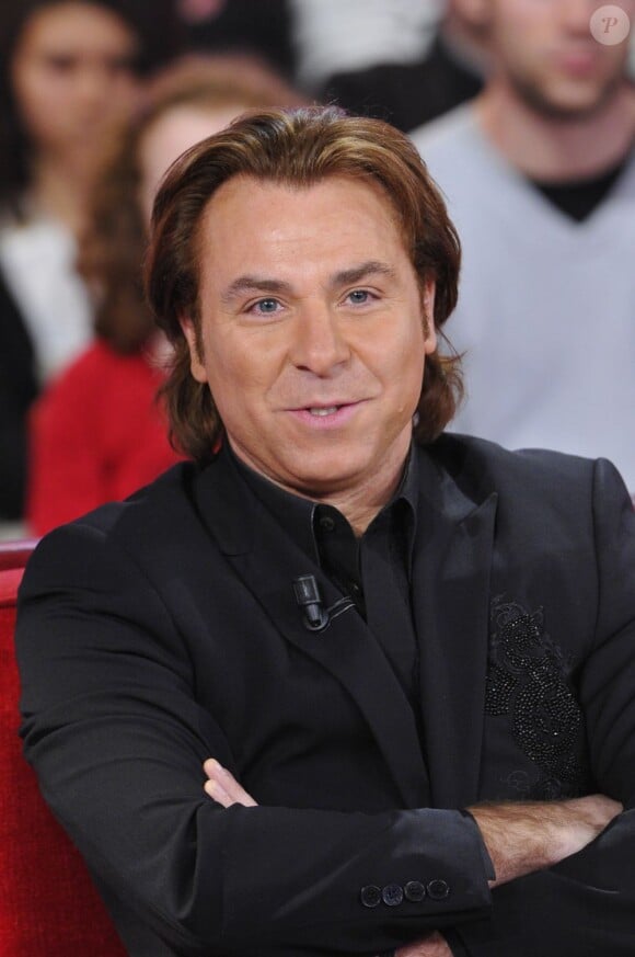 Roberto Alagna lors de l'enregistrement de l'émission "Vivement Dimanche"à Paris le 27 fevrier 2013.