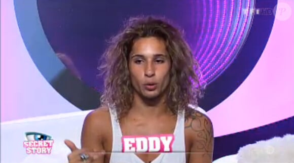 Eddy dans la quotidienne de Secret Story 7 sur TF1 le vendredi 19 juillet 2013