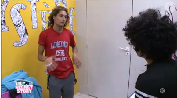 Eddy et Jamel dans la quotidienne de Secret Story 7 sur TF1 le vendredi 19 juillet 2013