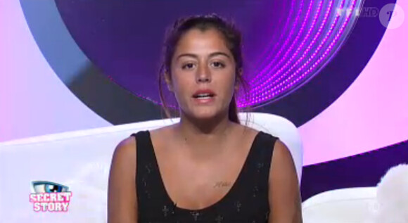 Anaïs dans la quotidienne de Secret Story 7 sur TF1 le vendredi 19 juillet 2013