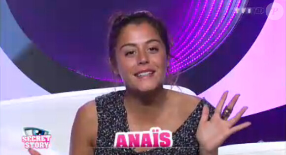 Anaïs dans la quotidienne de Secret Story 7 sur TF1 le vendredi 19 juillet 2013