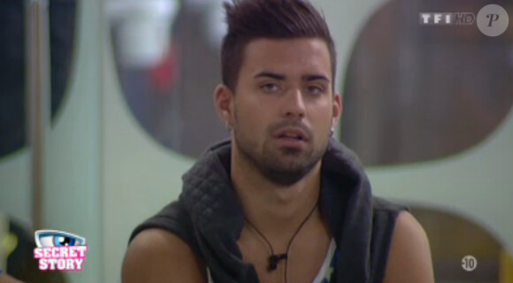 Vincent dans la quotidienne de Secret Story 7 sur TF1 le vendredi 19 juillet 2013