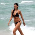Hana Nitsche et ses courbes parfaites sur la plage à Miami le 19 juillet 2013