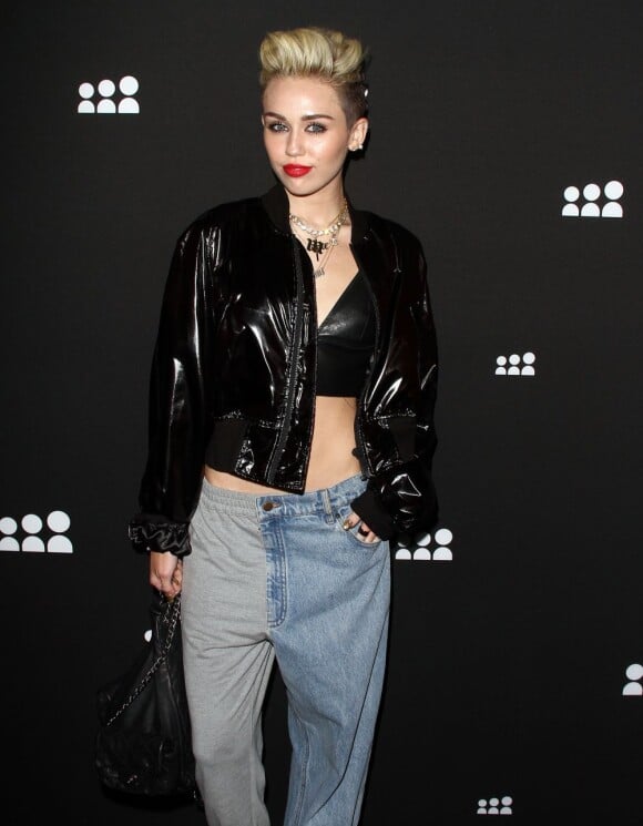 Miley Cyrus à la soirée "MySpace" à Los Angeles, le 12 juin 2013.