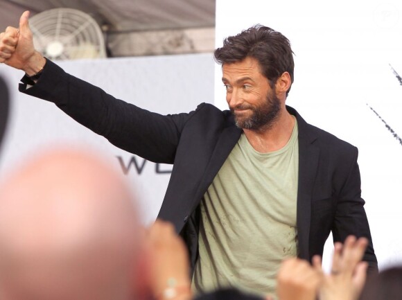 Hugh Jackman à New York le 23 juillet 2013.