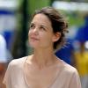 Katie Holmes ravissante sur le tournage de Mania Days à New York le 24 juillet 2013.
