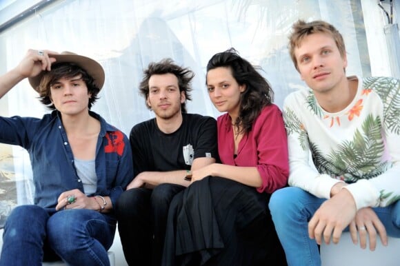 Exclusif - Anna Chedid (soeur de Mathieu Chedid) et son groupe NACH à Cannes le 20 mai 2013.