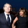 Tina Turner et son mari Erwin Bach à la soirée One night Only Roma, au Civilta Palazzo pour inaugurer une boutique Giorgio Armani à Rome, le 5 juin 2013.