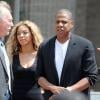 Beyoncé et Jay-Z lors d'une manifestation Justice for Trayvon à New York, le 20 juillet 2013.