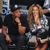 Jay Z et Beyoncé Knowles lors du NBA All-Star Game à Houston, le 17 février 2013.