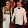 Le prince Albert et Charlene lors du bal de la Croix-Rouge de Monaco le 4 août 2012