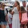 Exclu - Kylie Minogue en vacances à Portofino en Italie, le 25 juillet 2013.