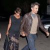 Halle Berry, enceinte, et son mari Olivier Martinez vont dîner au restaurant Acabar à West Hollywood, le 30 juillet 2013.