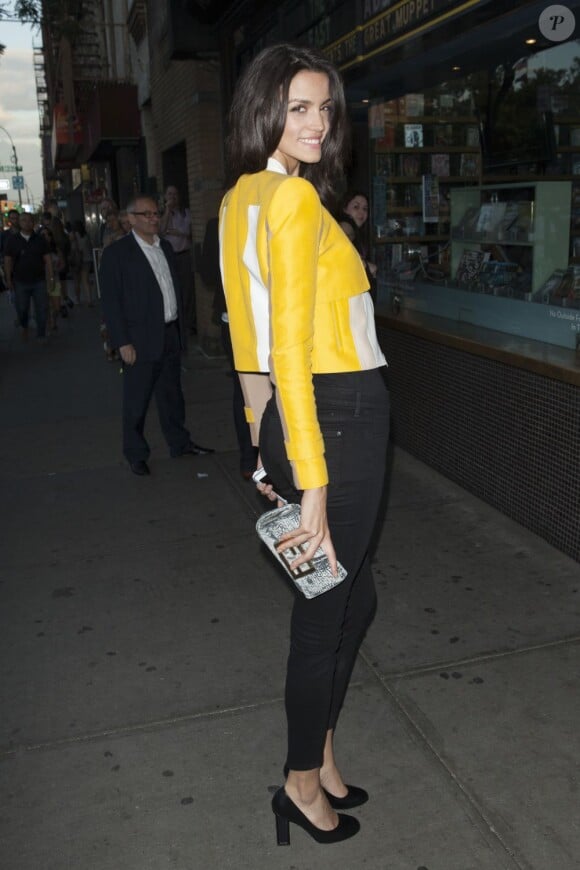 Talisa Soto à la première du film Elysium au Sunshine Landmark de New York, le 30 juillet 2013.