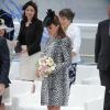 Kate Middleton, enceinte, procède au baptême du navire Royal Princess à Southampton. Le 13 juin 2013.