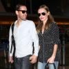 Kate Bosworth et Michael Polish à l'aéroport de Los Angeles, le 1er juillet 2013.