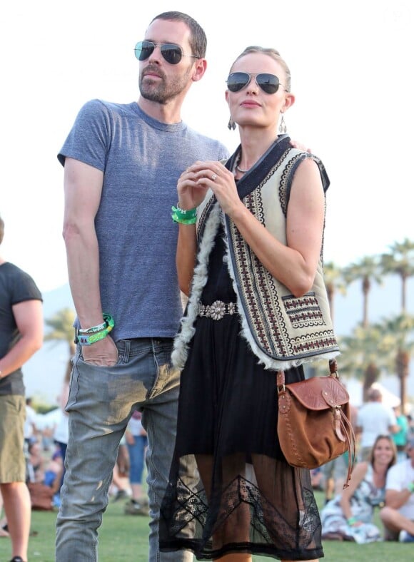 Kate Bosworth et Michael Polish au Festival de musique de Coachella à Indio en Californie, le 13 avril 2013.