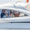 La reine Sofia d'Espagne, sa soeur la princesse Irene et sa fille la princesse Elena ont admiré les exploits du prince Felipe d'Espagne à la barre du  voilier Aifos le 31 juillet 2013 au 3e jour de la Copa del Rey, au large de Palma de Majorque.