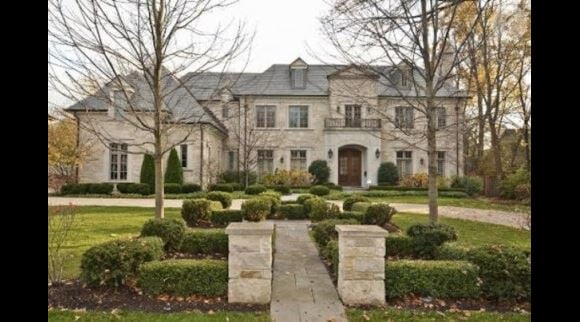 Kristin Cavallari et Jay Cutler louent cette maison vers Chicago pour 10 000 dollars par mois.