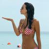 Jade Foret profite de la plage pendant ses vacances à Miami. Le 26 juillet 2013.